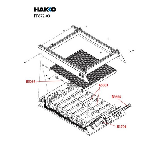 HAKKO FR-872-06 Инфракрасный предварительный нагреватель большой