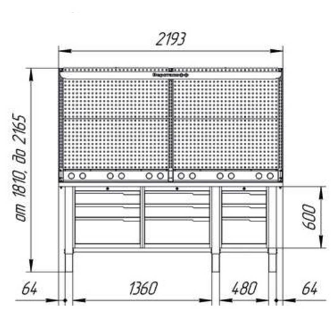 Верстак CTR 2202.S4L4M4.2